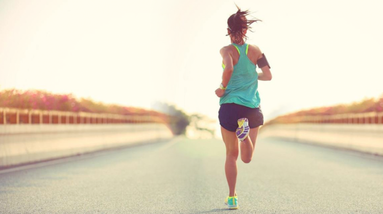 a woman running for her ultramarathon training program