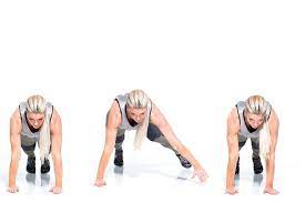 lateral plank walk