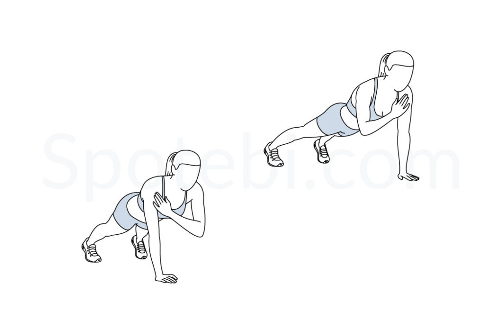 plank shoulder tap