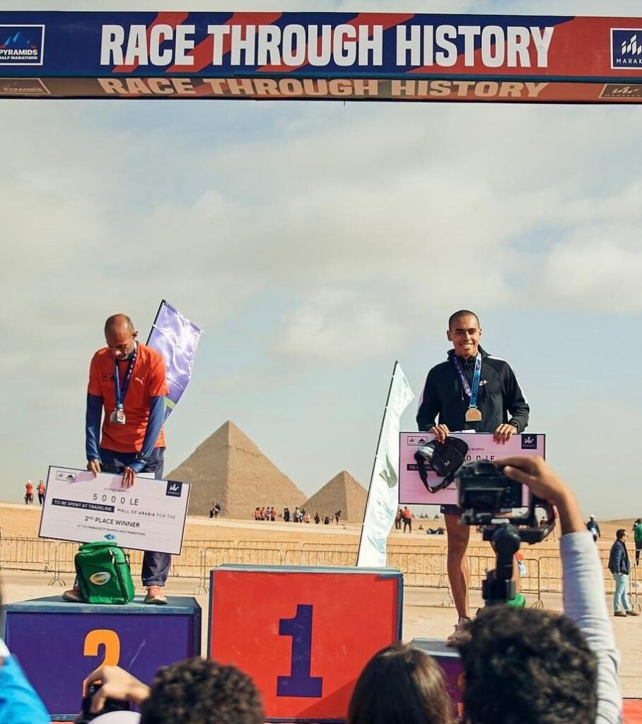 marakez pyramids half marathon 10km winners male