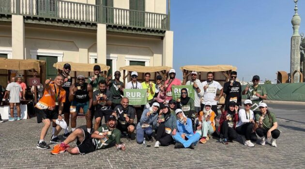 A picture of the members of the Riyadh Urban Runners