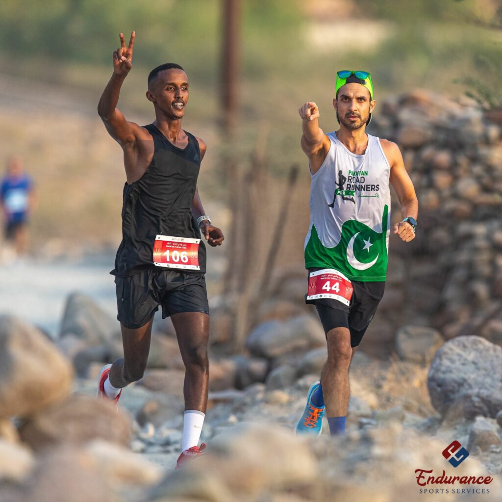 People running in the Wadi Al Helo Trail Run