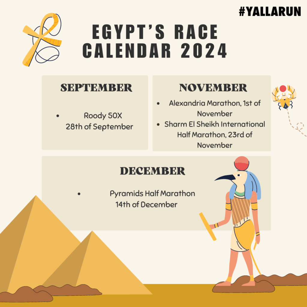 جدول ماراثون مصر 2024