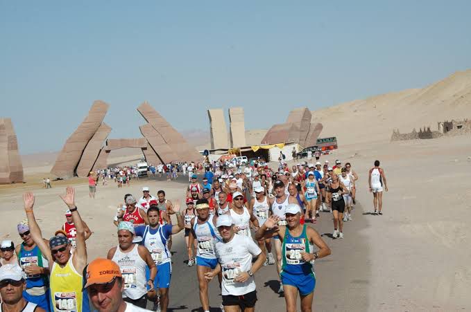 People Running at Sharm El Sheikh International Half Marathon