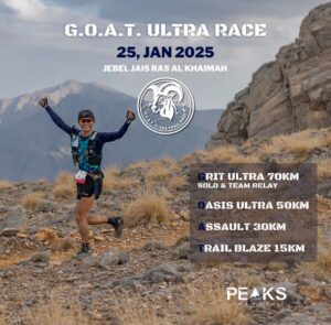 The distances available at the G.O.A.T Ultra Race