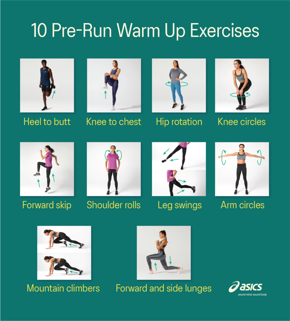 10 Pre-Run Warm Up Exercises 