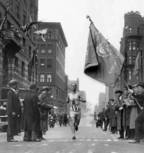 First Boston Marathon held
