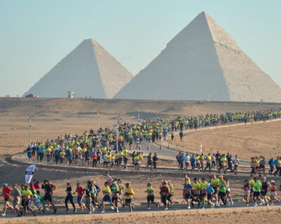 The Pyramids Marathon is ranked No. 1 of the most incredible running route in the world